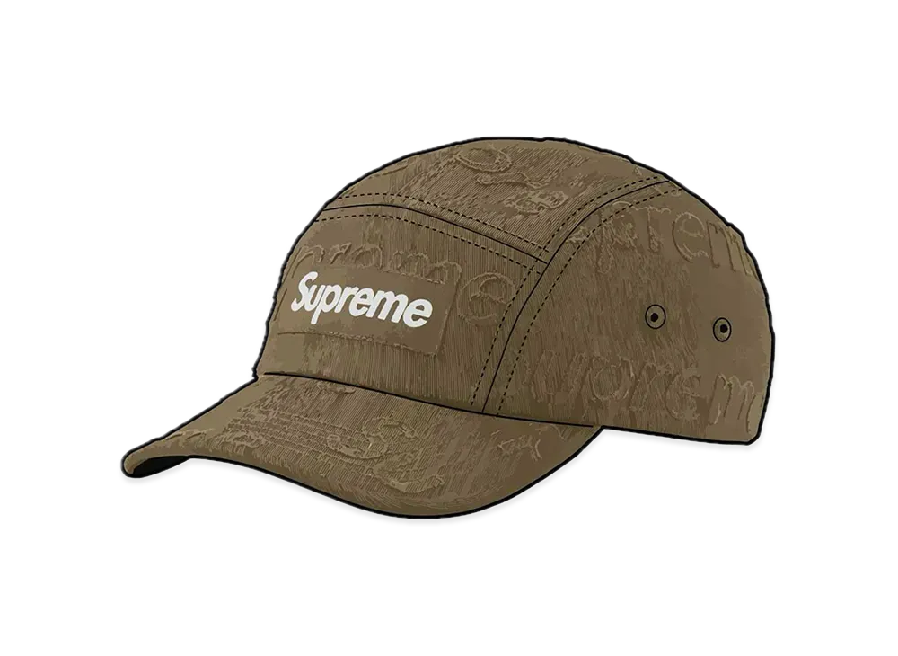 Supreme Lasered Twill Camp Cap "Olive"