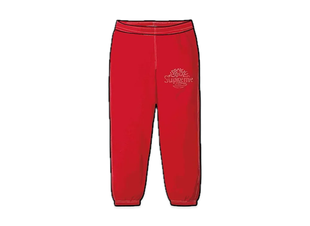 Supreme / Timberland Sweatpant "Red"
