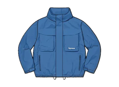 Supreme Gore-Tex Paclite Lightweight Shell Jacket "Blue"