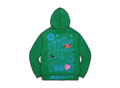 Supreme Fiend Hooded Sweatshirt "Green"