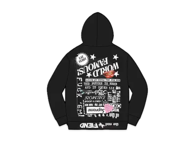 Supreme Fiend Hooded Sweatshirt "Black"