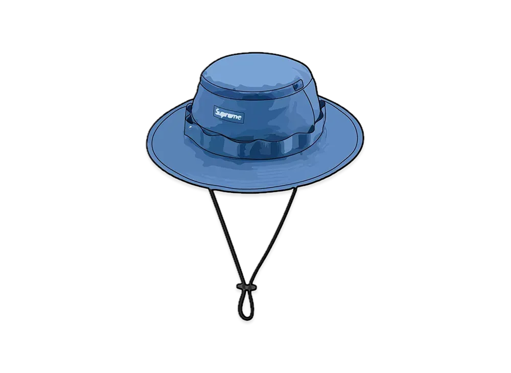 Supreme Gore-Tex Paclite Net Boonie "Blue"