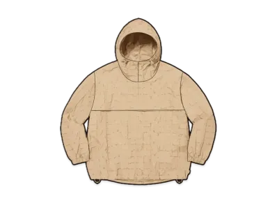 Supreme Repeat Stitch Anorak "Tan"