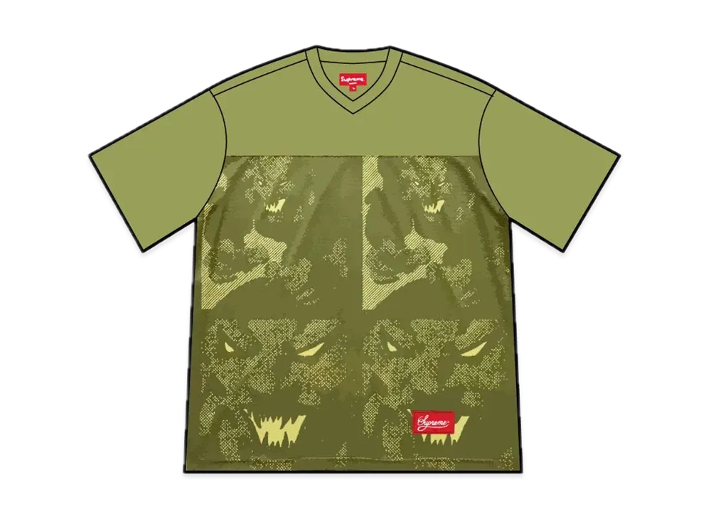 Supreme Ronin Football Jersey Olive Mサイズ Supreme Ronin Football Jersey (SS23) - $128