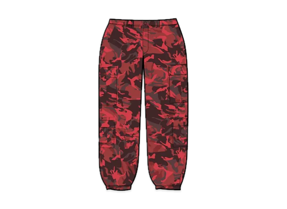 Supreme Cargo Pant "Red Camo"(23SS)