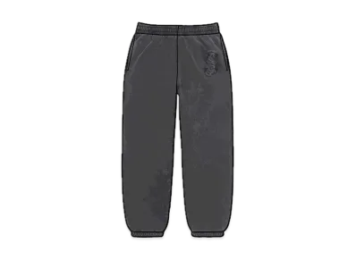 Supreme Overdyed S Logo Sweatpant "Black"