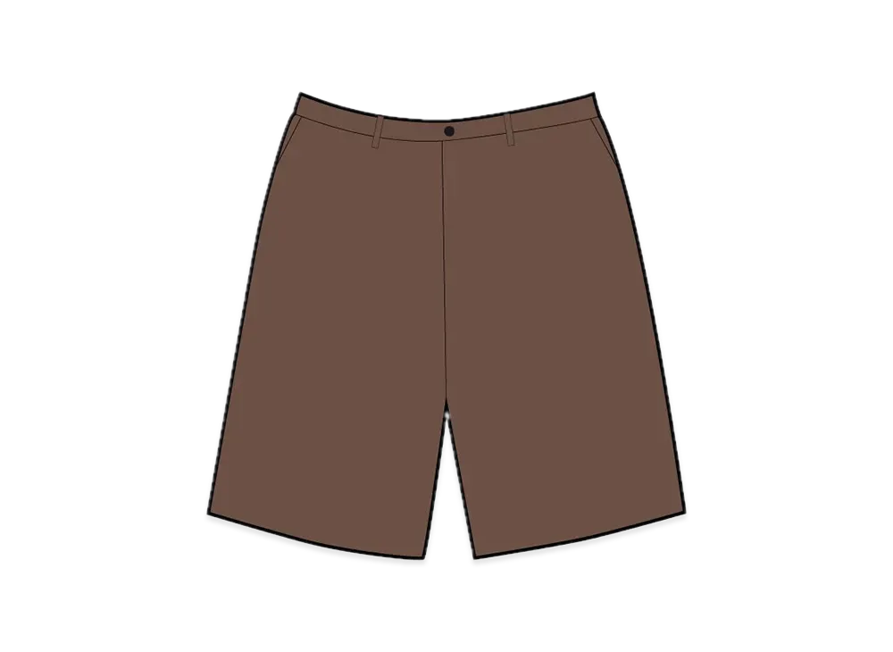 Supreme Wool Trouser Short "Brown"