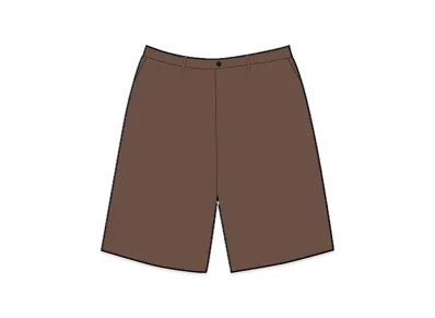 Supreme Wool Trouser Short "Brown"