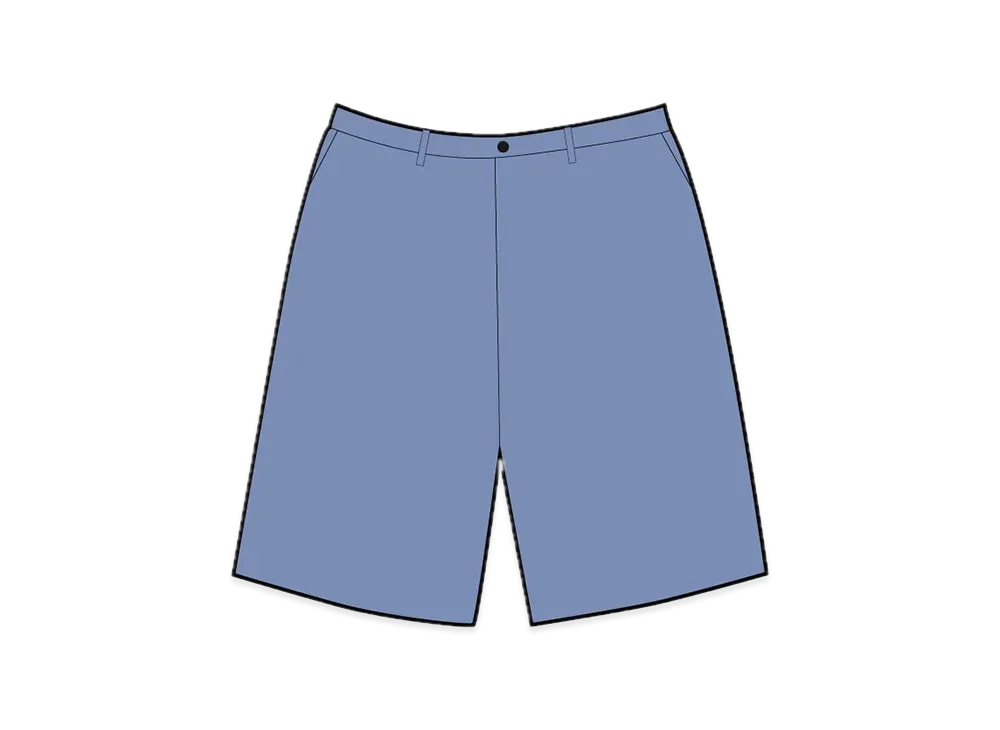 Supreme Wool Trouser Short "Light Blue"