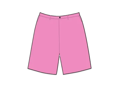 Supreme Wool Trouser Short "Pink"