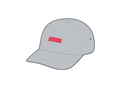 Supreme Leather Patch 6-Panel "Grey"