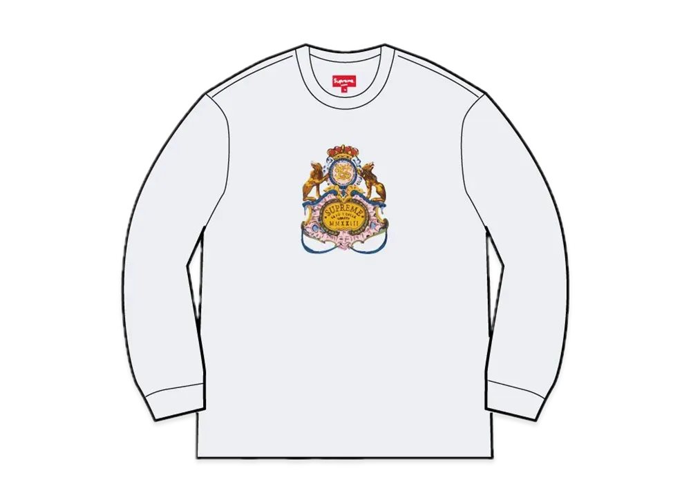 Supreme Crest Crewneck グレー　S Supreme Crest Crewneck (FW24) - $148