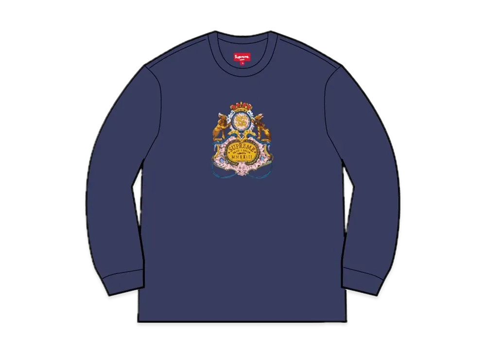 Supreme Crest Crewneck "Washed Navy"