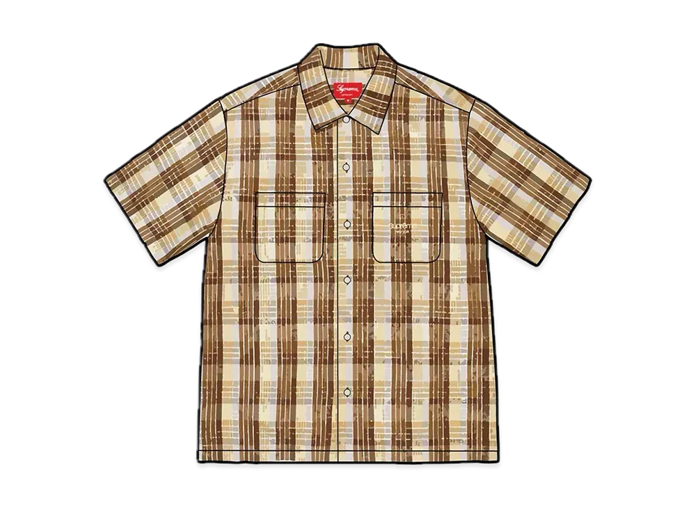 Supreme Metallic Plaid S/S Shirt 