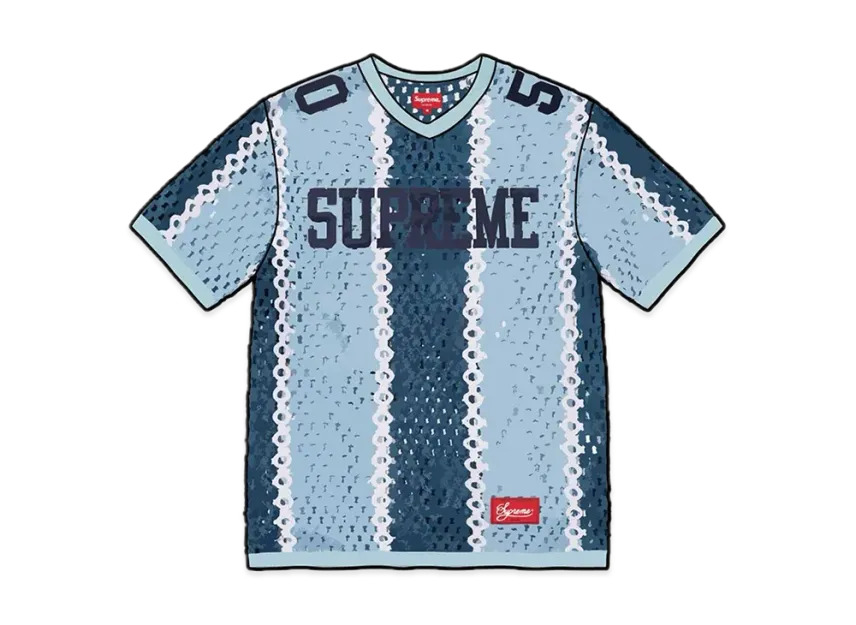 Supreme Crochet Football Jersey Supreme Crochet Football Jersey