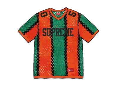 Supreme Crochet Football Jersey "Orange"