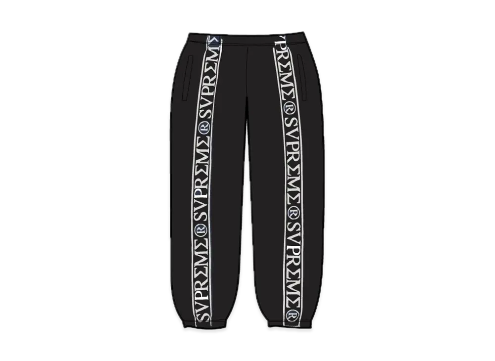 Supreme Roman Sweatpant "Black"