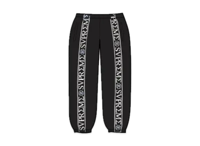 Supreme Roman Sweatpant "Black"