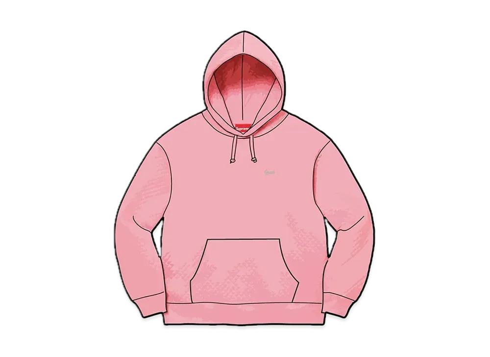 シュプリーム マイクロ キルト フーディー スウェットシャツ "ダスティー ピンク"