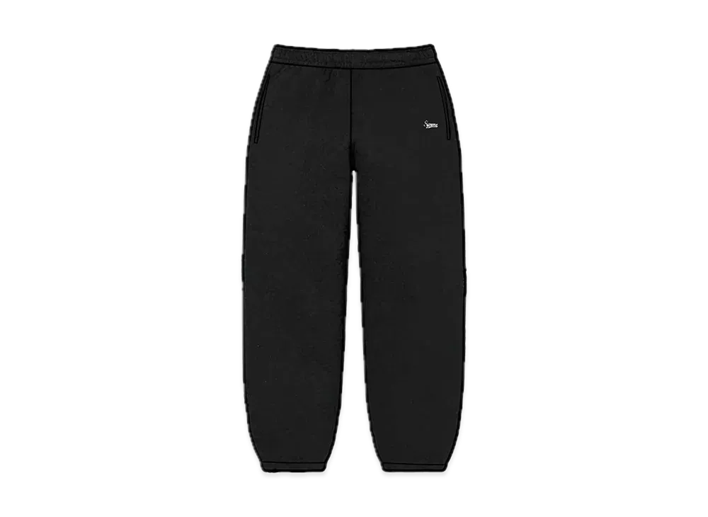 Supreme Micro Quilted Sweatpant "Black"