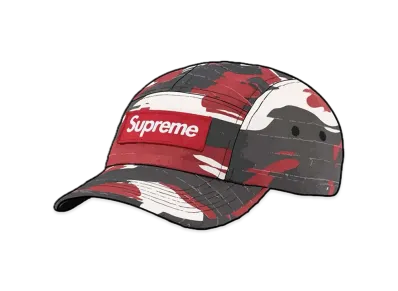 Supreme Layered Camo Camp Cap "Red"