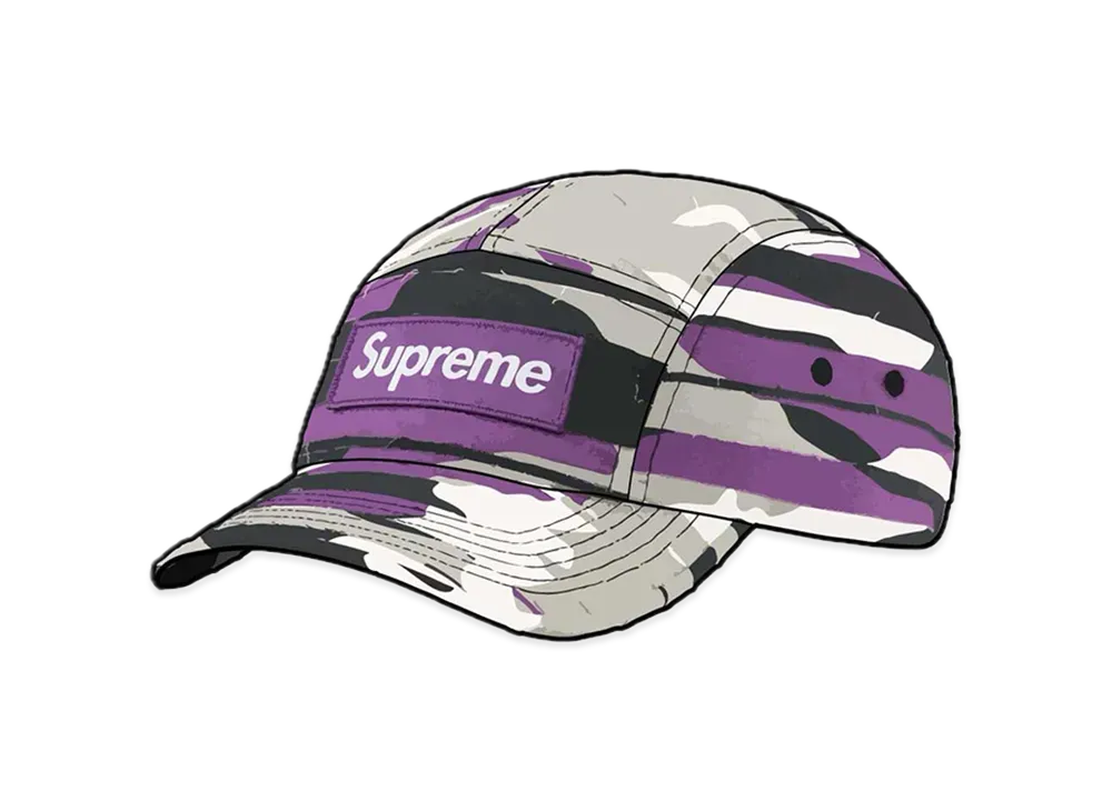 Supreme Layered Camo Camp Cap "Purple"