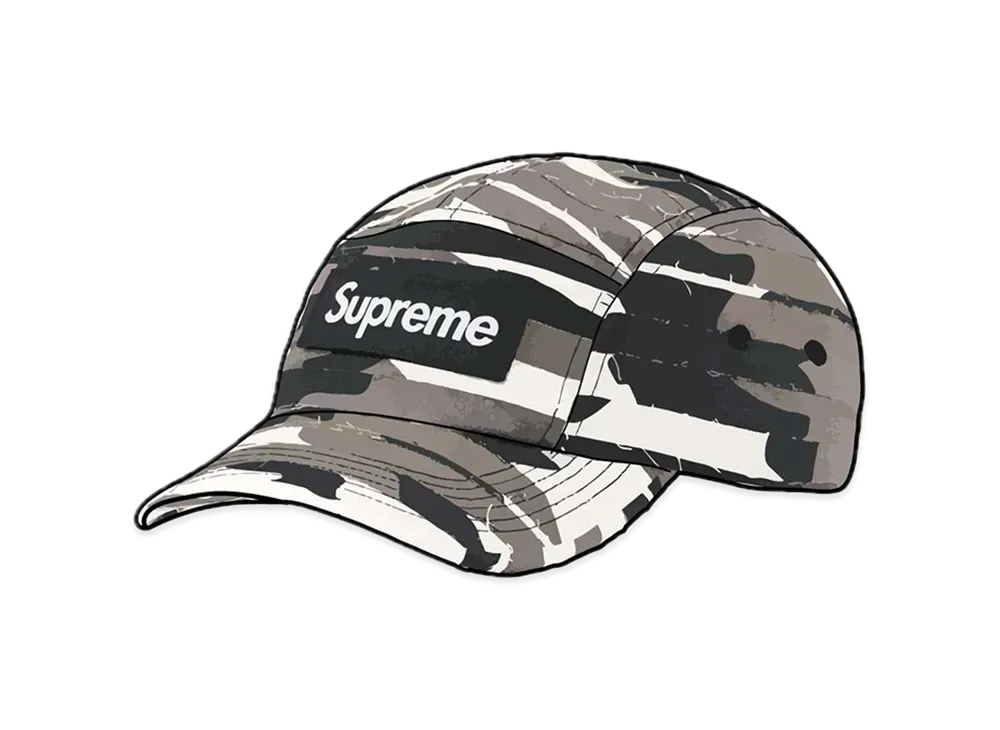 Supreme Layered Camo Camp Cap "White"
