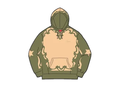 Supreme Western Cut Out Hooded Sweatshirt "Dark Tan"