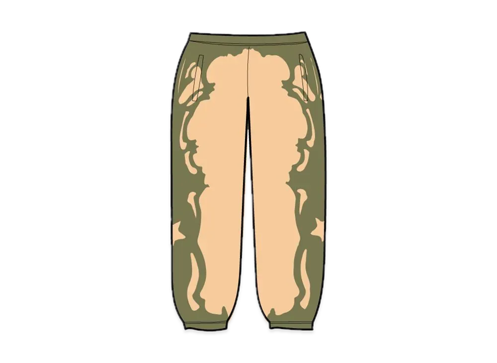 Supreme Western Cut Out Sweatpant "Dark Tan"