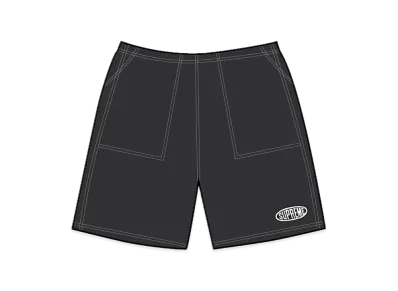 Supreme Nylon Painter Short "Black" (23SS)