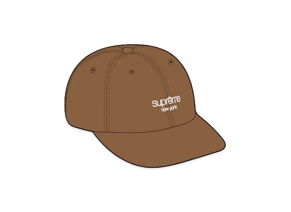 Supreme Classic Logo 6-Panel "Olive Brown"