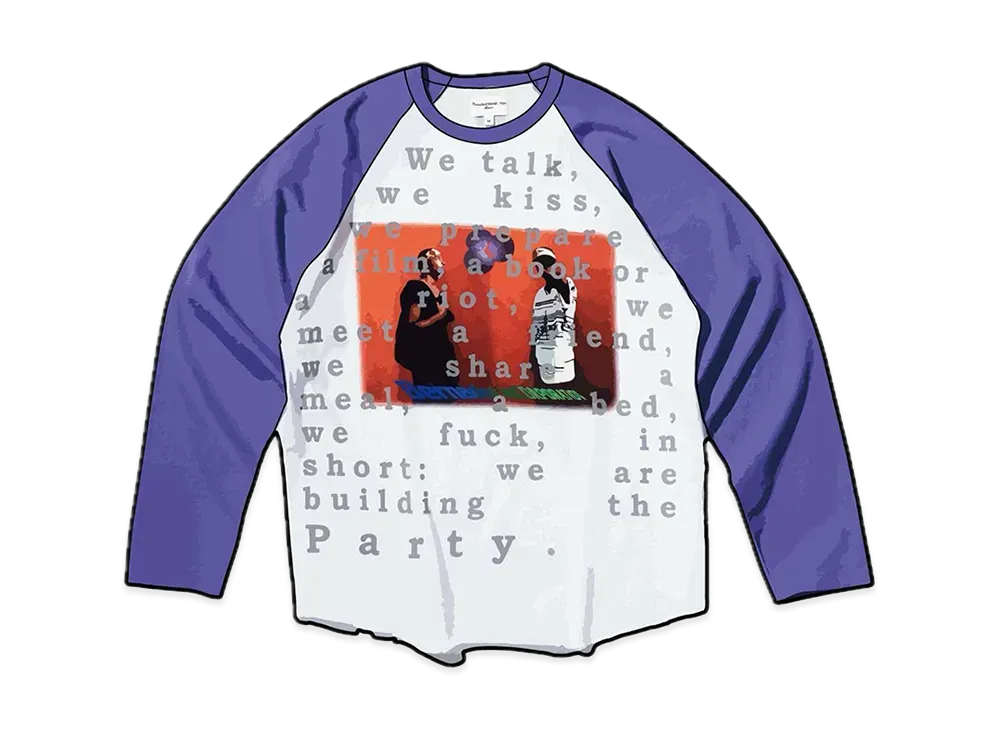 Supreme Bernadette Corporation Raglan L/S Top "White"