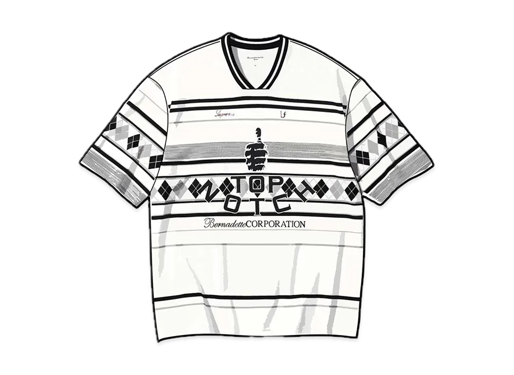 Supreme Bernadette Corporation Pique Soccer Top "White"