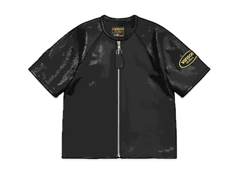 Supreme Vanson Leathers S/S Racing Jacket "Black"