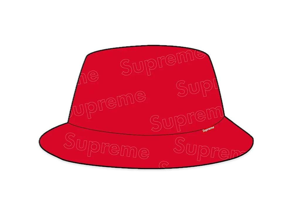 Supreme Lasered Twill Crusher "Red"