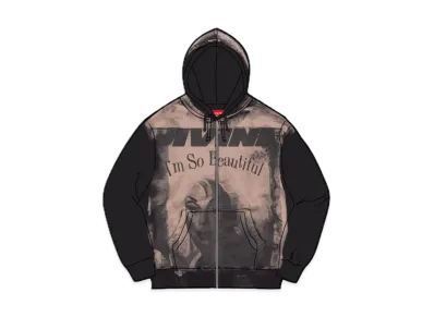 Supreme Divine Zip Up Hooded Sweatshirt "Black"