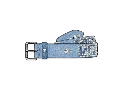 Supreme / Hollywood Trading Company Studded Belt "Denim"