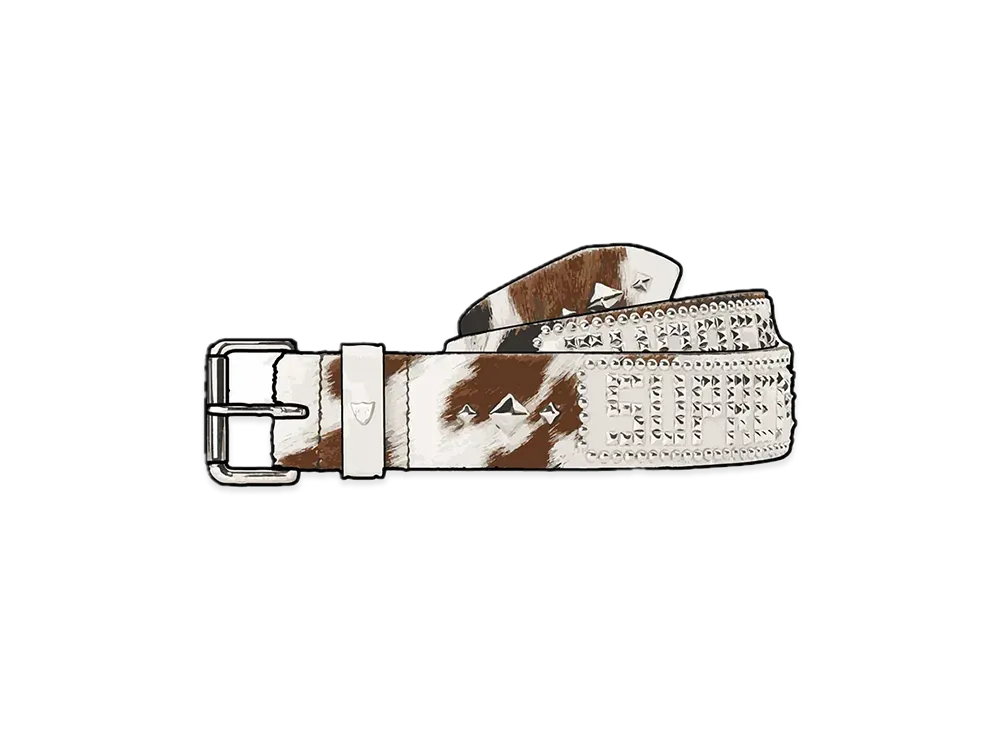 Supreme / Hollywood Trading Company Studded Belt "Cow"