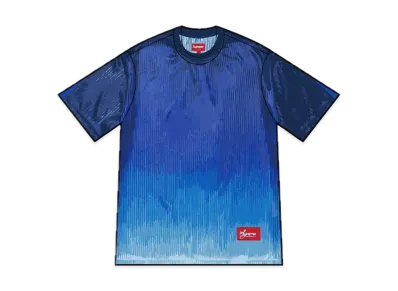 Supreme Gradient Mesh Stripe Jersey "Royal"