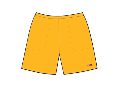 Supreme Nylon Water Short "Yellow
"
