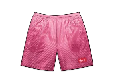 Supreme Gradient Mesh Stripe Baggy Short "Magenta"