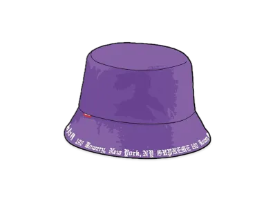 Supreme Embroidered Brim Crusher "Purple"