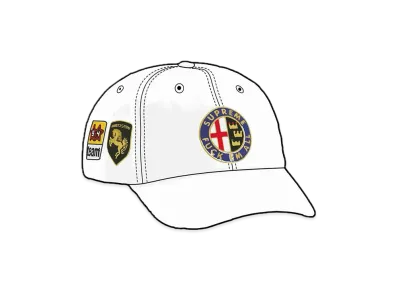 Supreme Racing 6-Panel "White"