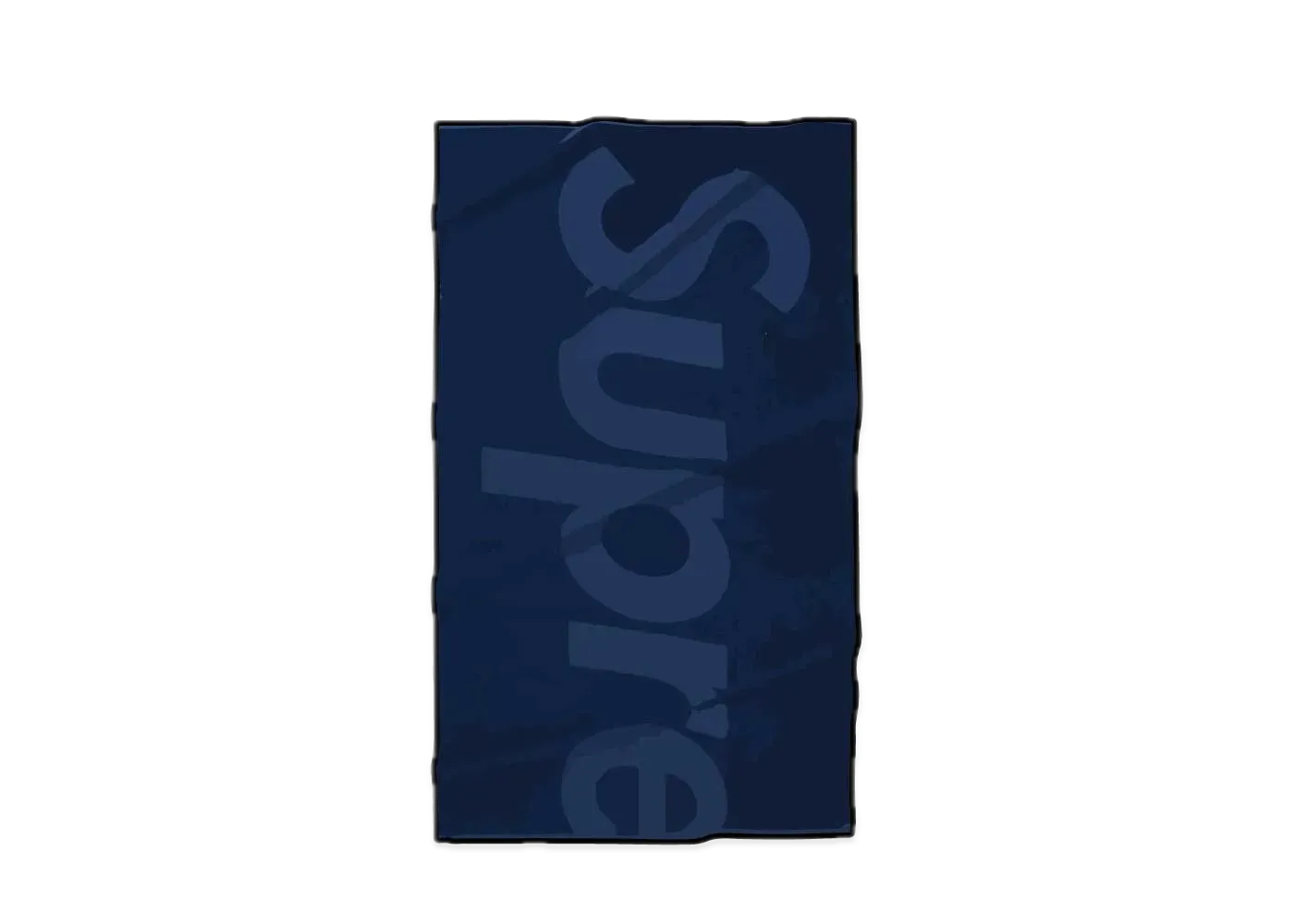 Supreme Tonal Logo Towel "Navy"
