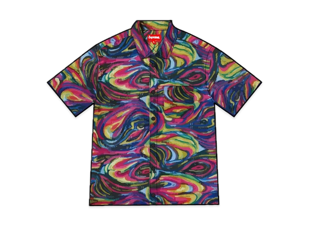 Supreme Mesh Stripe S/S Shirt "Multi"