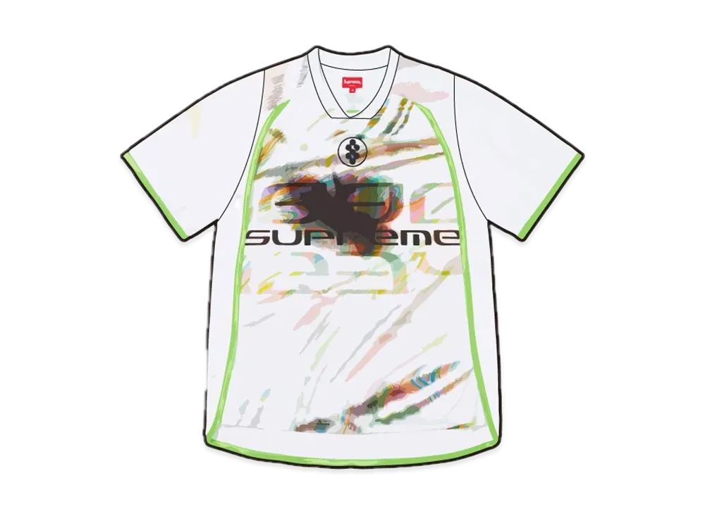 Supreme Feedback Soccer Jersey "White"