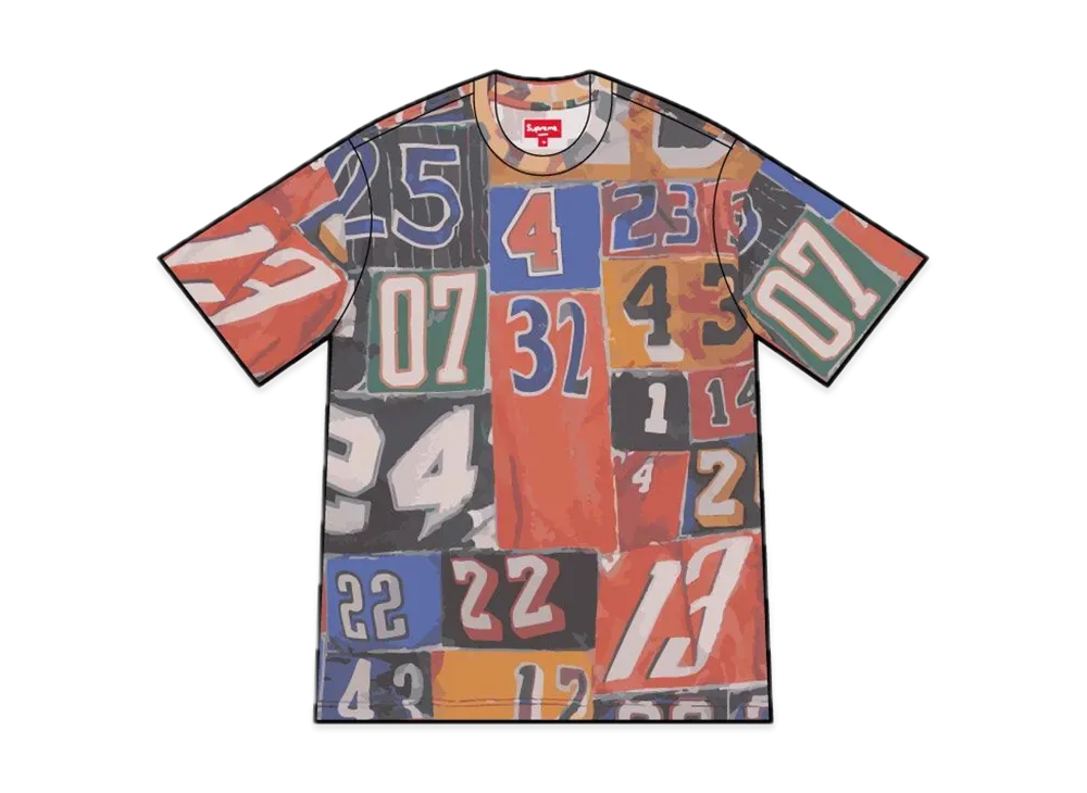 Supreme Jersey Collage S/S Top "Multi"