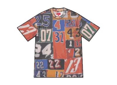 Supreme Jersey Collage S/S Top "Multi"