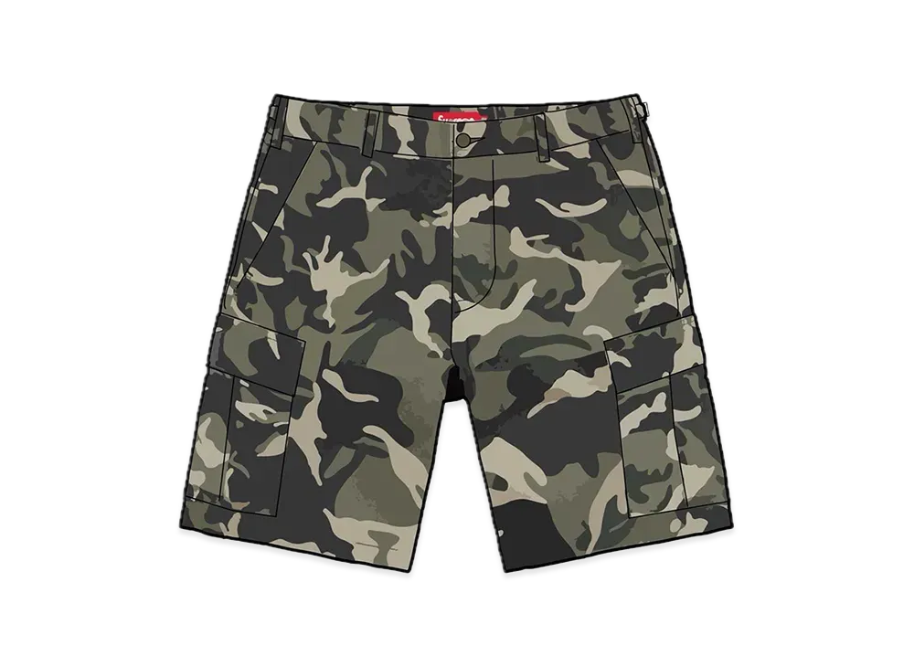 Supreme Cargo Short "Olive Camo" (23SS)