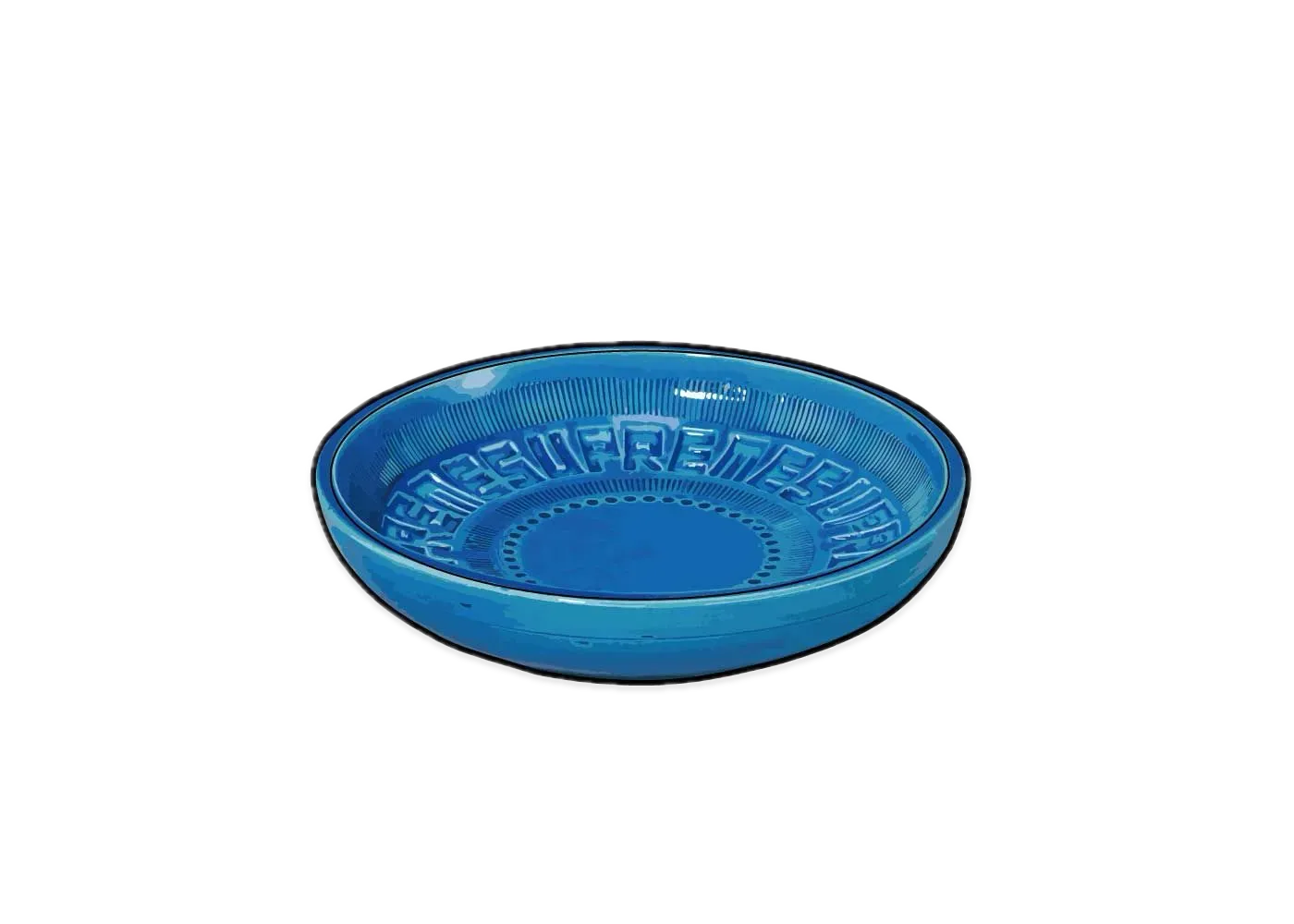 Supreme x Bitossi Rimini Blu Bowl "Blue"